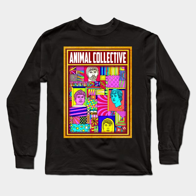 Visualizing 'Painting With' Anco Album Art Tee Long Sleeve T-Shirt by Mckenna Paucek